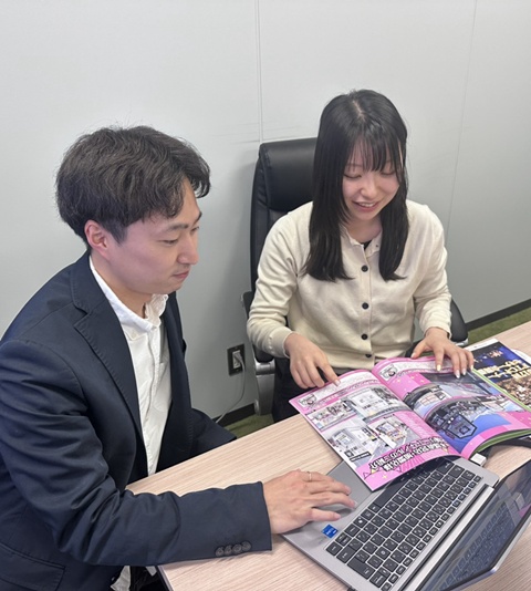 相談しやすい環境で、成長を実感できる